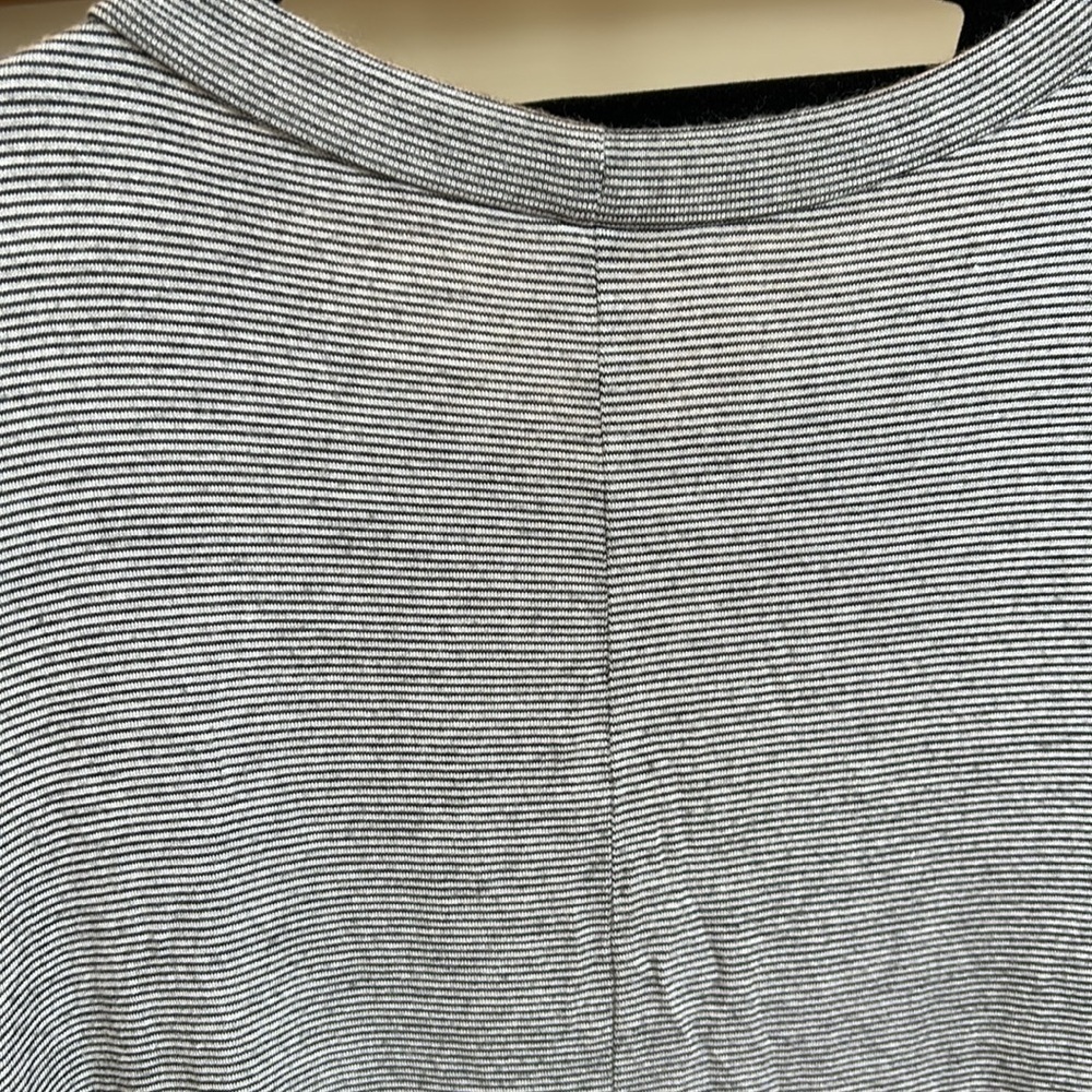 Elan Striped Cotton Dress - size L​ - Picture 5 of 6